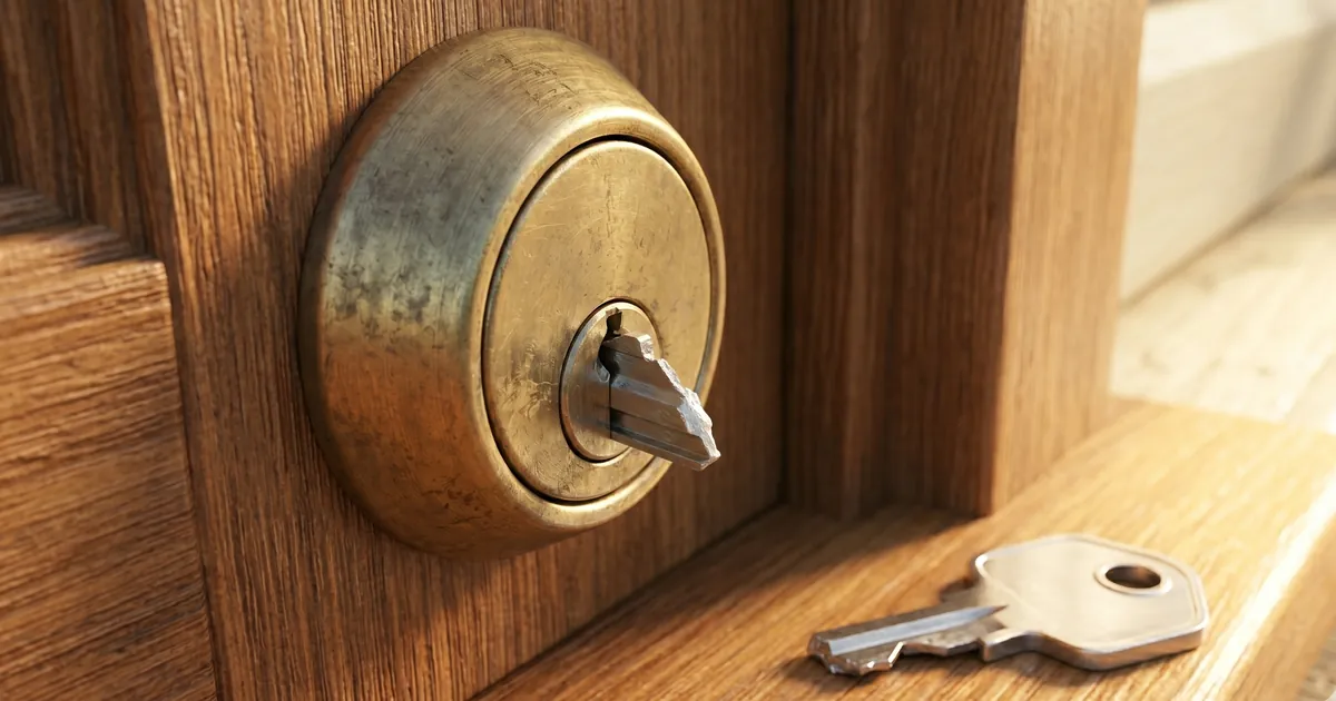 Broken key stuck inside door lock cylinder — Locksmith Auto