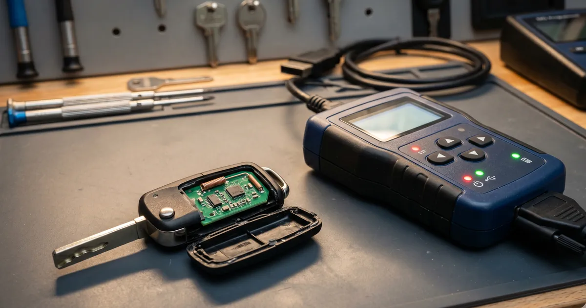 Transponder car key chip and programming device — Locksmith Auto